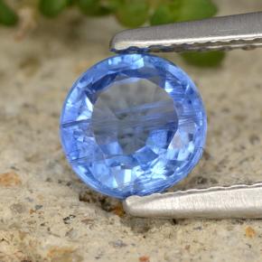 0.76 ct Blue Kyanite Stone, Natural Kyanite in Round Facet Shape for Sale