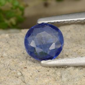 0.54 ct Blue Kyanite Stone, Natural Kyanite in Round Facet Shape for Sale