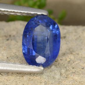 1.14 ct Blue Kyanite Stone, Natural Kyanite in Oval Facet Shape for Sale