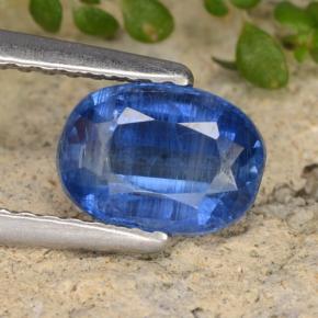 1.3ct Oval Facet Blue Kyanite Gem for sale 1.3ct Oval Facet Blue Kyanite Gem (ID: 481377)