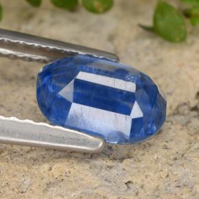 Kyanite Gemstone in 7.4 x 5.3 mm Size for Sale, Kyanite Stone in Blue Color