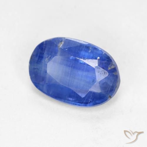 0.99 ct Blue Kyanite Stone, Natural Kyanite in Oval Facet Shape for Sale