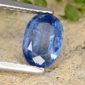 1.06 ct Blue Kyanite Stone, Natural Kyanite in Oval Facet Shape for Sale