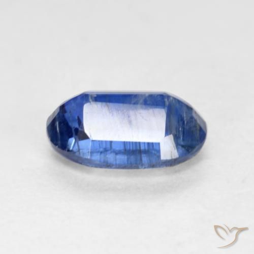 Kyanite Gemstone in 7.1 x 4.8 mm Size for Sale, Kyanite Stone in Cornflower Blue Color