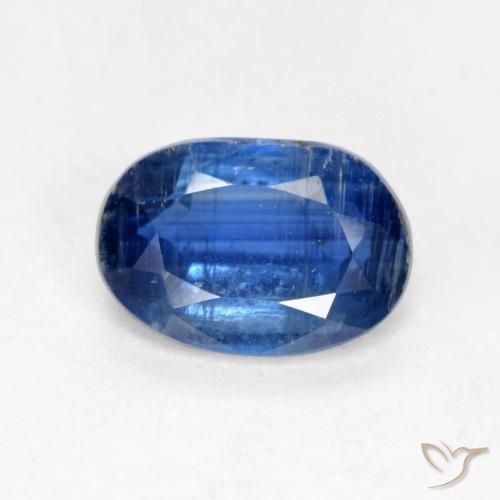 0.98ct Natural Dark Blue Kyanite, Oval, SI