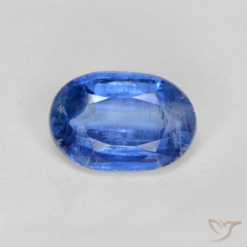 1.07ct Natural Dark Blue Kyanite, Oval, SI