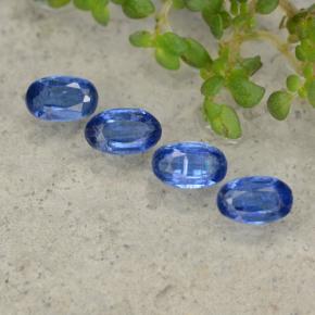 1.50 ctw Blue Kyanite Gemstones, Kyanite Gems in Oval Facet Shape for Sale.