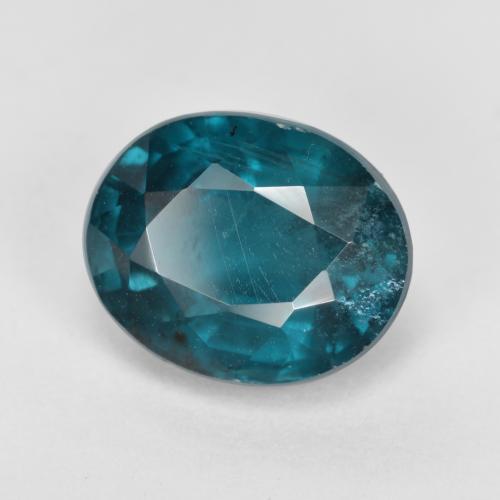4.17 ct Turquoise Kyanite Stone, Natural Kyanite in Oval Facet Shape for Sale