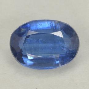 1.12 ct Blue Kyanite Gemstone, Kyanite Gem in Oval Facet Shape for Sale.