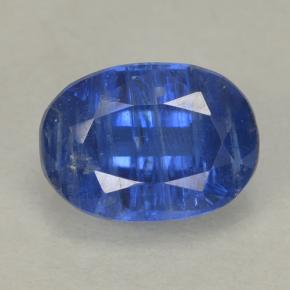 1.09 ct Blue Kyanite Gemstone, Kyanite Gem in Oval Facet Shape for Sale.