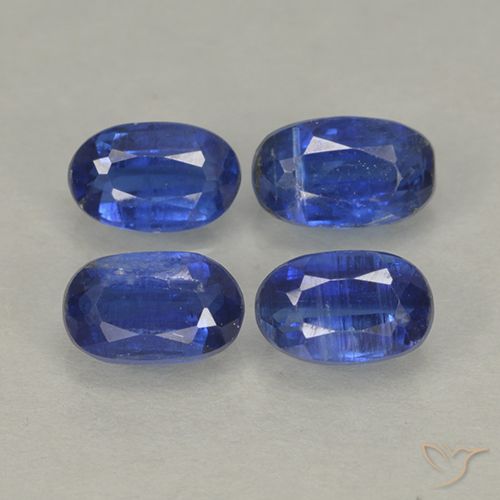 1.65 ct Blue Kyanite, 5 x 3.2 mm Oval Cut From Nepal, Photo A