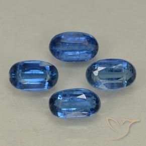 1.52 ctw Blue Kyanite Stones, Natural Kyanite in Oval Facet Shape for Sale