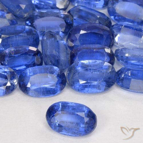 7.56 ctw Blue Kyanite Stones, Natural Kyanite in Oval Facet Shape for Sale