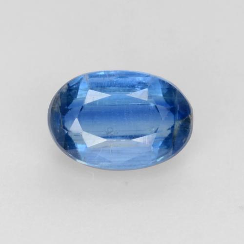 Bright Navy Blue Кианит Камень - 0.8ct Фасетный Овал (ID: 544300)