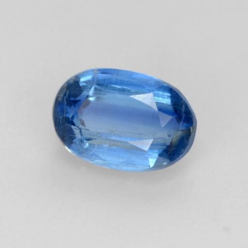 0.76 ct Blue Kyanite Stone, Natural Kyanite in Oval Facet Shape for Sale