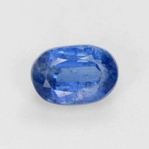 Bright Navy Blue Кианит Камень - 0.8ct Фасетный Овал (ID: 544301)