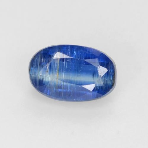 0.74 ct Blue Kyanite Gemstone, Kyanite Gem in Oval Facet Shape for Sale.