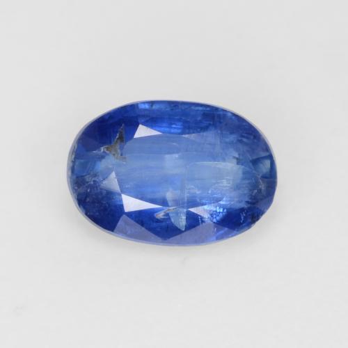 0.68 ct Blue Kyanite Gemstone, Kyanite Gem in Oval Facet Shape for Sale.