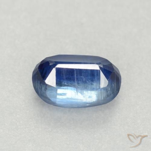 Kyanite Gemstone in 6.4 x 4.3 mm Size for Sale, Kyanite Stone in Dark Blue Color