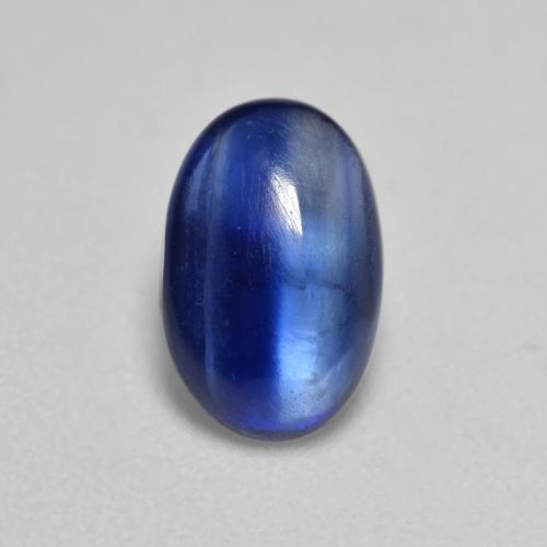 1 carat Oval 7.7x5 mm Blue Kyanite Gemstone