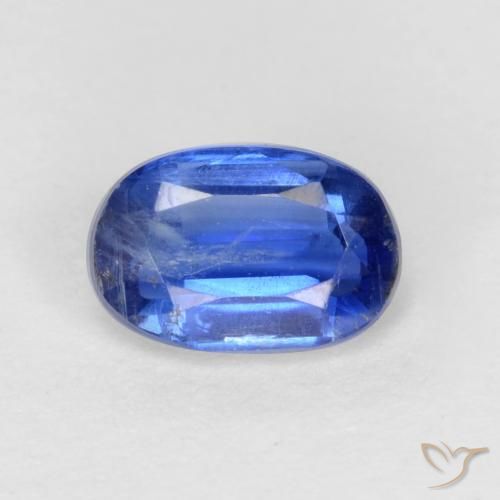 0.71ct Natural Navy Blue Kyanite, Oval, SI-I1