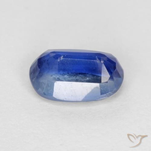 Kyanite Gemstone in 6.3 x 4.2 mm Size for Sale, Kyanite Stone in Navy Blue Color