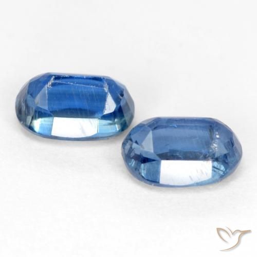 Kyanite Gemstones in 6.3 x 4.2 mm Size for Sale, Kyanite Stones in Medium Blue Color