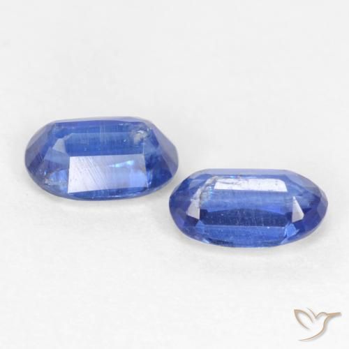Kyanite Gemstones in 5.3 x 3.4 mm Size for Sale, Kyanite Stones in Deep Blue Color