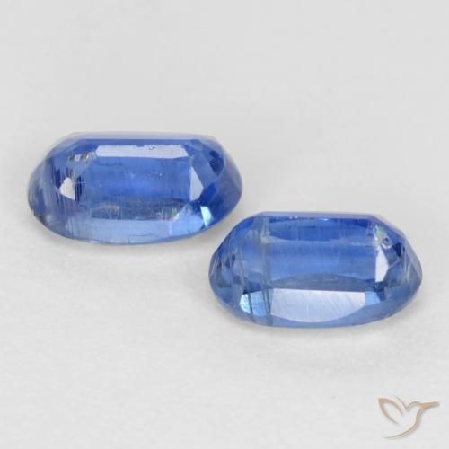 Kyanite Gemstones in 5.1 x 3.3 mm Size for Sale, Kyanite Stones in Deep Blue Color