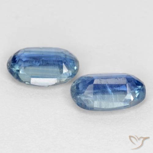 Kyanite Gemstones in 6.5 x 4.3 mm Size for Sale, Kyanite Stones in Dark Blue Color