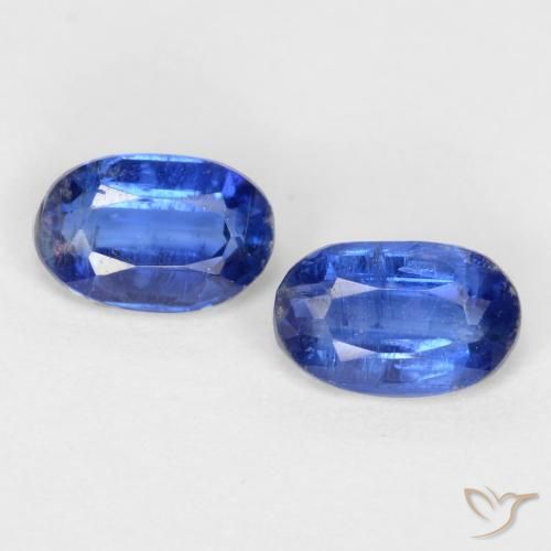 0.98 ct Blue Kyanite, 5.8 x 3.8 mm Oval Cut From Nepal, Photo A