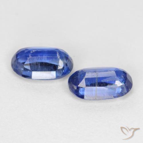 Kyanite Gemstones in 6 x 4 mm (calibrated) Size for Sale, Kyanite Stones in Deep Blue Color