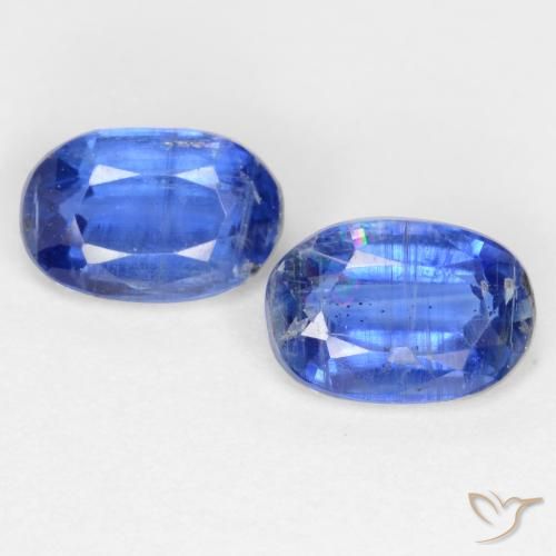 1.33ctw Natural Navy Blue Kyanite, Oval, SI-I1