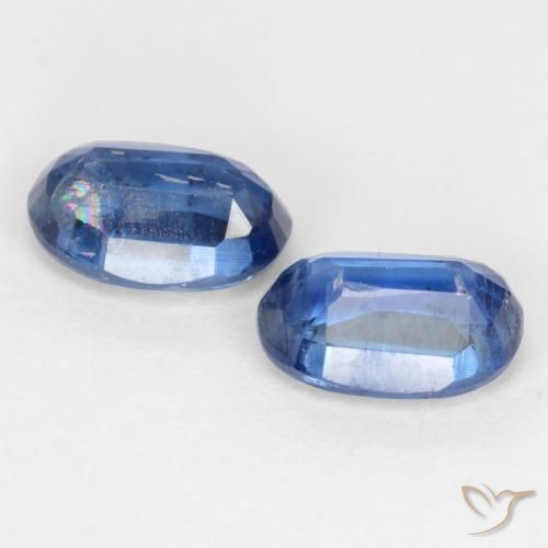 Kyanite Gemstones in 6.5 x 4.3 mm Size for Sale, Kyanite Stones in Medium Blue Color