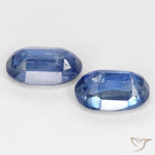 Kyanite Gemstones in 6.5 x 4.4 mm Size for Sale, Kyanite Stones in Deep Blue Color