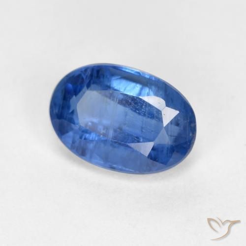 0.69 ct Blue Kyanite Stone, Natural Kyanite in Oval Facet Shape for Sale