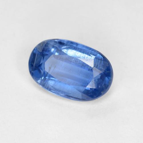 0.64 ct Blue Kyanite Stone, Natural Kyanite in Oval Facet Shape for Sale