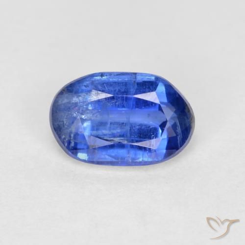 0.70ct Natural True Blue Kyanite, Oval, SI-I1