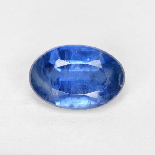 0.72 ct Blue Kyanite Stone, Natural Kyanite in Oval Facet Shape for Sale