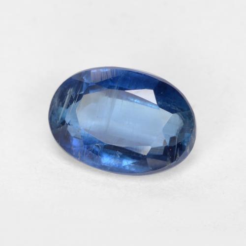 0.68 ct Blue Kyanite Stone, Natural Kyanite in Oval Facet Shape for Sale