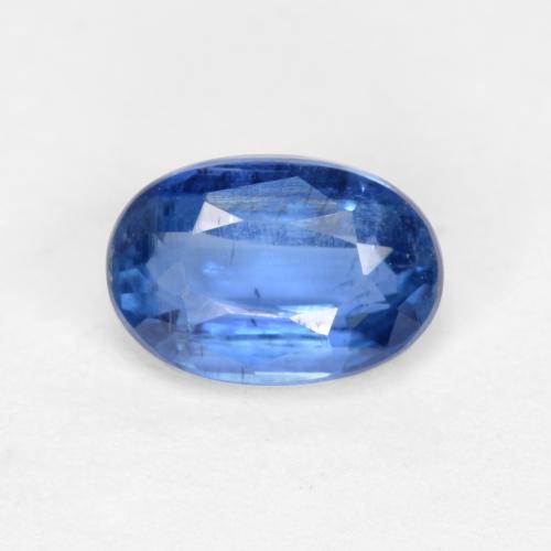 0.61 ct Blue Kyanite Stone, Natural Kyanite in Oval Facet Shape for Sale
