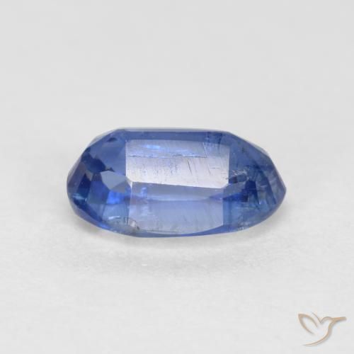 Kyanite Gemstone in 6.6 x 4.3 mm Size for Sale, Kyanite Stone in Cornflower Blue Color