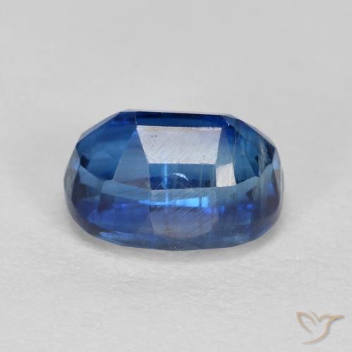 Kyanite Gemstone in 7.2 x 5.2 mm Size for Sale, Kyanite Stone in Dark Blue Color