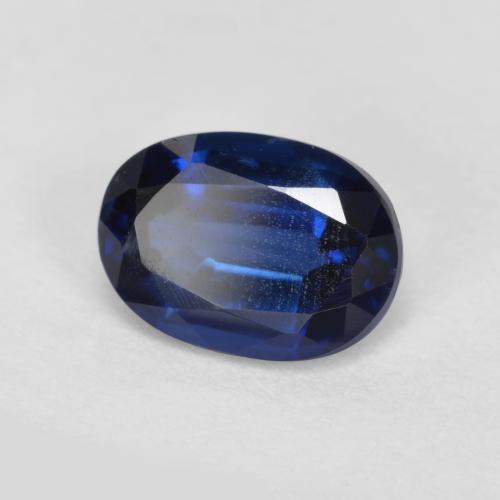 0.99 ct Blue Kyanite Stone, Natural Kyanite in Oval Facet Shape for Sale