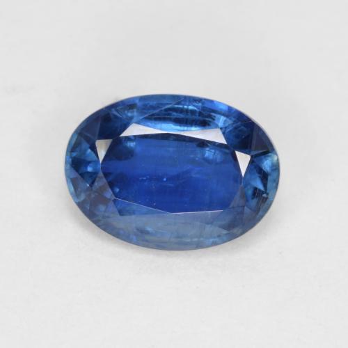 Azul oscuro Cianita Gema - 1ct Forma ovalada (ID: 572934)