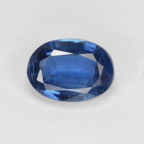 Темно-синий Кианит Камень - 1.2ct Фасетный Овал (ID: 572935)