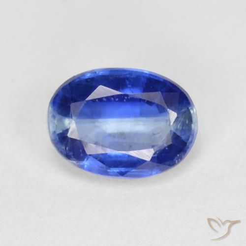 1.05ct Natural Deep Blue Kyanite, Oval, VS-SI