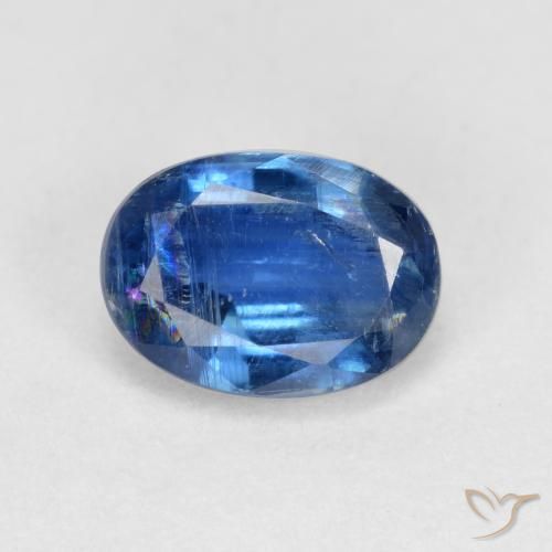 1.12 ct Blue Kyanite, 7.1 x 5.1 mm Oval Cut From Nepal, Photo A