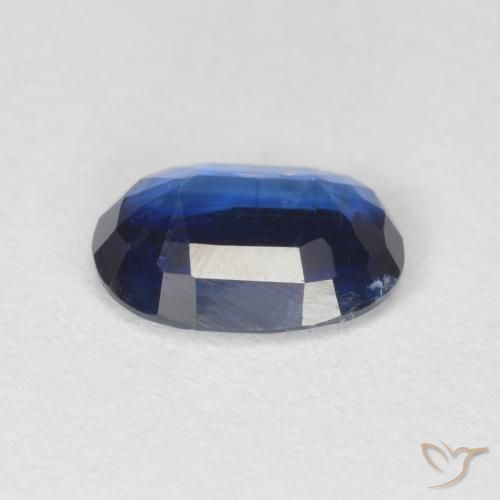 Kyanite Gemstone in 7.2 x 5.2 mm Size for Sale, Kyanite Stone in Deep Blue Color