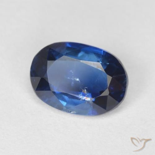 1.04 ct Blue Kyanite Stone, Natural Kyanite in Oval Facet Shape for Sale